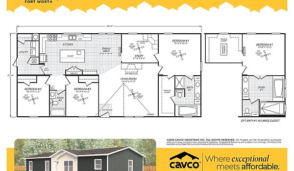 Keystone / The Pecan Valley 60 KH28603P Layout 140060