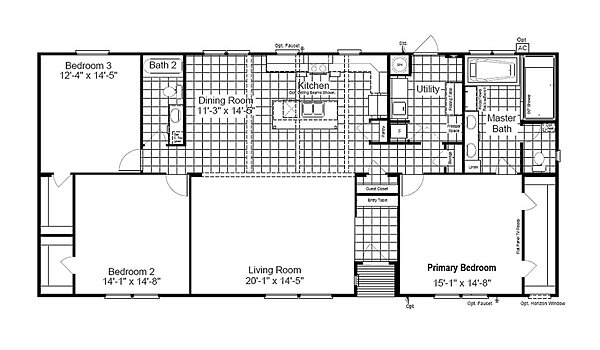 Masterpiece / Wellington 30643W Layout 105436