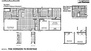 Keystone / The Horizon 76 KH30764Z Layout 58880