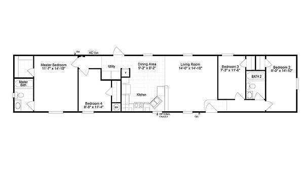 Super Saver / Four Corners 16764F Layout 105380