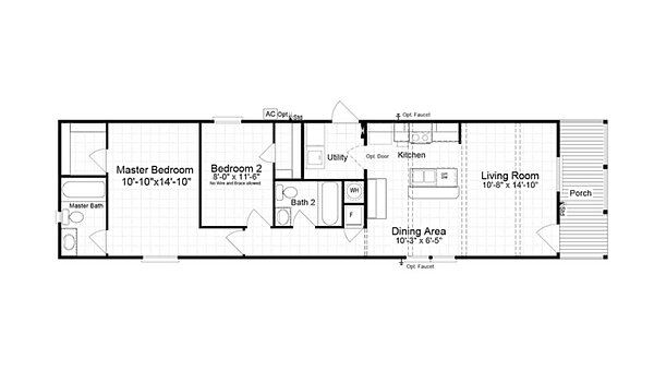 Masterpiece / Casita 16612C Layout 105390