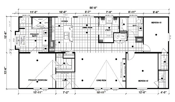 Patriot Homes / The Washington PAT28563F Layout 39555