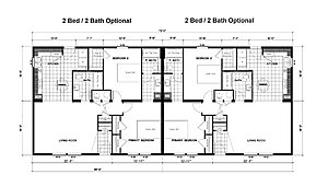 Duplex / 30x72 Duplex 2-2 x 2-2 Layout 115571