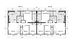 Duplex / 30x72 Duplex 3-2 x 3-2 Layout 115572