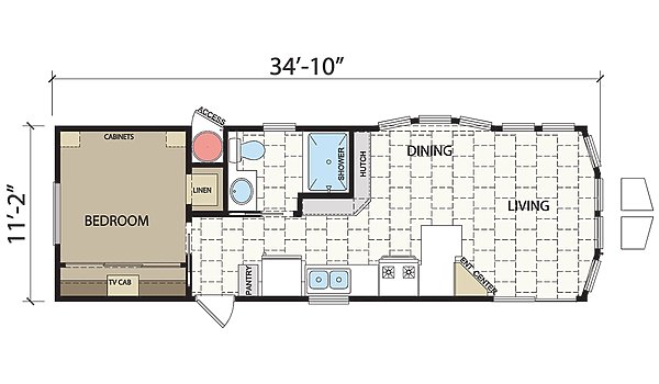 Park Model RV / Royal 207 Layout 39961