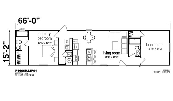 Prime Series / Edmonson 1666H22P01 Layout 125481