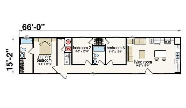 Prime Series / Pendleton 1666H32P09 Layout 125482