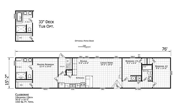 Premier / The Claiborne 1676H32006 Layout 86638