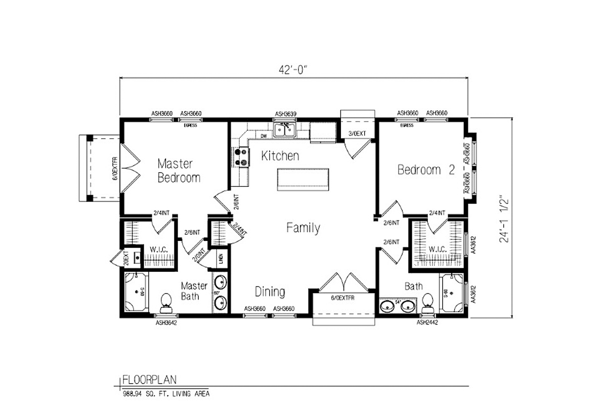 GreenLuxHome Model 24 From   GreenLuxHome 24 Main Floor Plans SMALL 