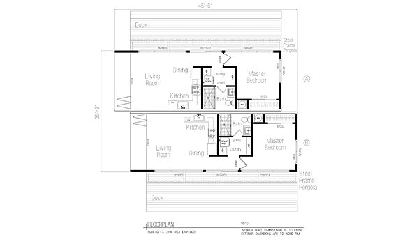 Multi-Family Series / Model 1 Layout 123075