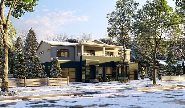 Multi-Family Series / Model 2 Exterior 123079