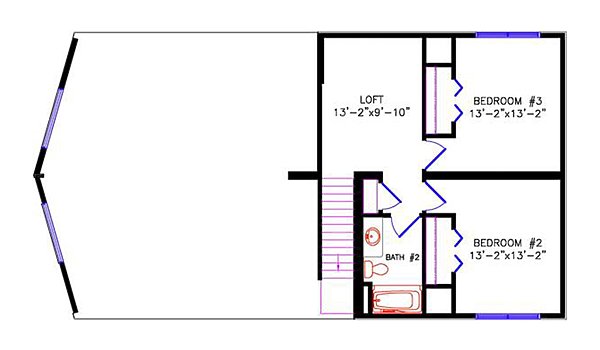 Chalet / 4725 Loft Layout 55480