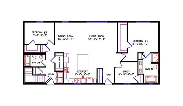 Ranch / 2350 Brookdale Layout 58195