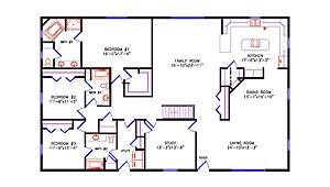 Ranch / 4830 Westport Layout 58213