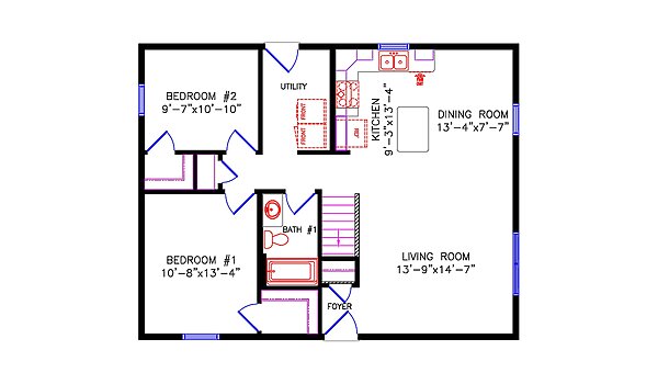 Cottage / 5500 Prairie Layout 130573