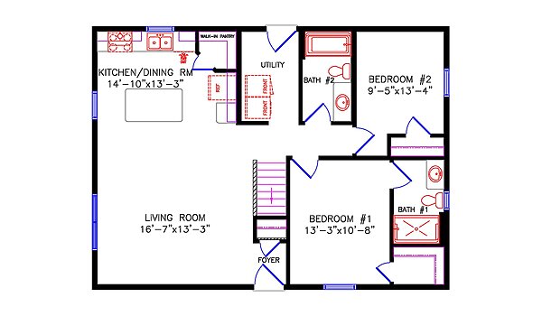 Cottage / 5510 Prairie Layout 130580