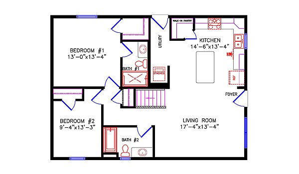 Cottage / 5525 Prairie Layout 130588