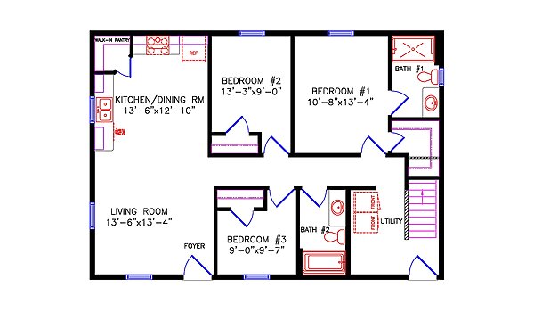 Cottage / 5545 Prairie Layout 130596