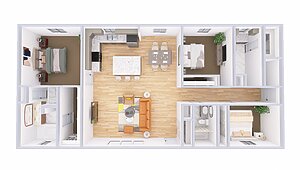 Ranch / 2327 Brookdale Layout 130598