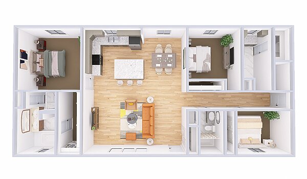 Ranch / 2327 Brookdale Layout 130598