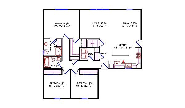 Ranch / 3621 Spectrum Layout 130600