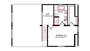 Chalet / 4721 Loft Layout 130630