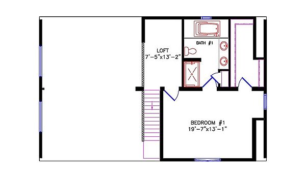Chalet / 4721 Loft Layout 130630