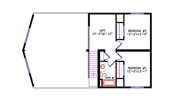 Chalet / 4795 Loft Layout 130633