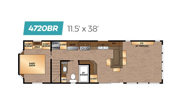 Island Series / 4720BR Layout 56105