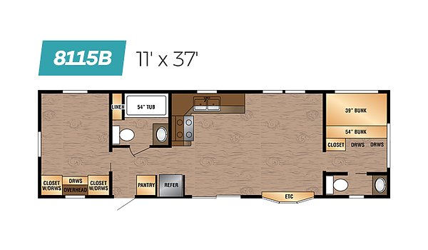 Lakeside Series / 8115B Layout 56116