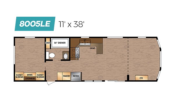 Lakeside LE Series / 8005LE Layout 56120