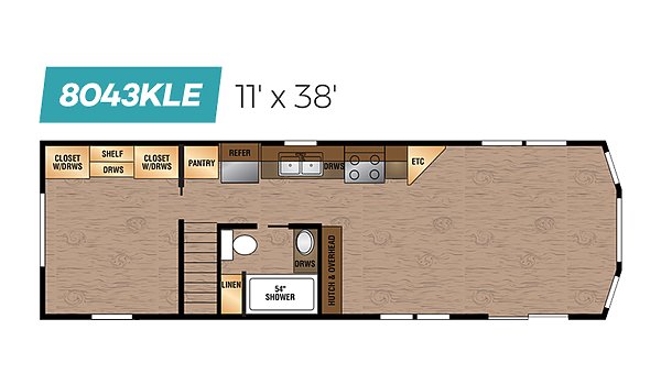 Lakeside LE Series / 8043KLE Layout 56122