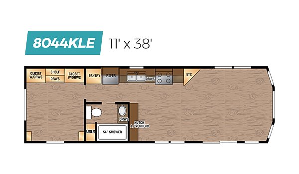 Lakeside LE Series / 8044KLE Layout 56123