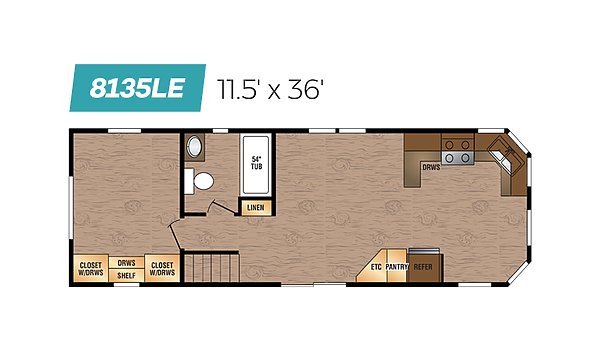 Lakeside LE Series / 8135LE Layout 56125