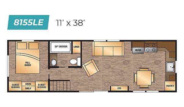 Lakeside LE Series / 8155LE Layout 56127