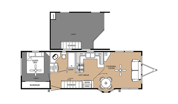 America's Park Cabins Lodge Series / ND-39 Layout 56138