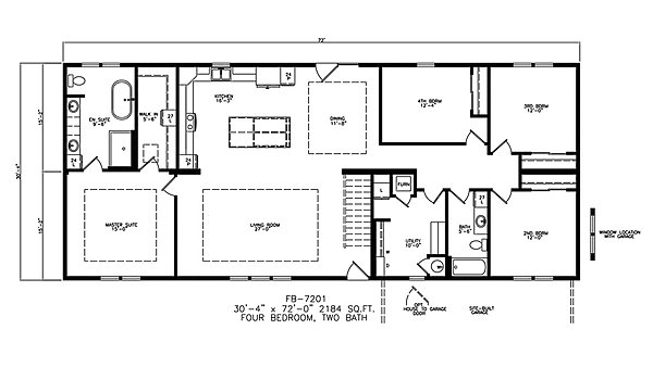 Family Built Homes / FB-7201 Layout 57605