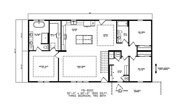 Family Built Homes / FB-6002 Layout 57609