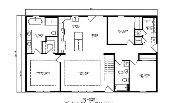 Family Built Homes / FB-5201 Layout 57614