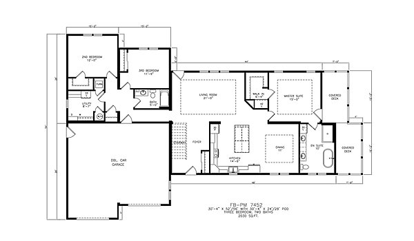 Family Built Homes / FB-PM-7452 Layout 57615