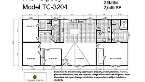 Timber Creek / The Sipsey TC-3204 Lot #6 On Sale Only $149,995 Layout 67535