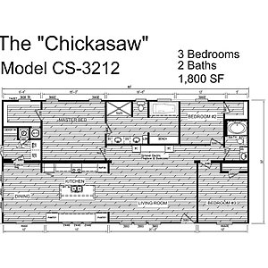 Creekside Series / The Chickasaw CS-3212 Layout 81358