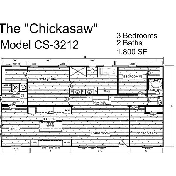 Creekside Series / The Chickasaw CS-3212 Layout 81358