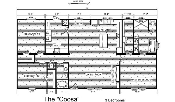 Creekside Series / The Coosa CS-3211 Layout 81362