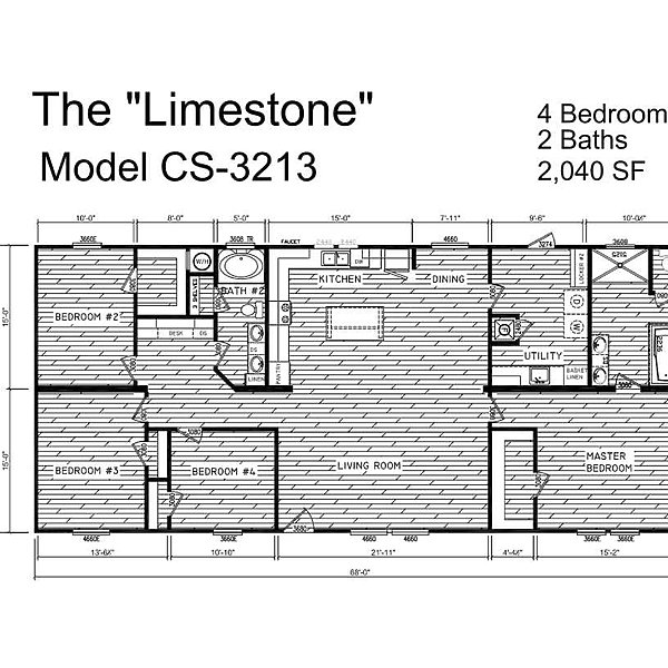 Creekside Series / The Limestone CS-3213 Layout 81364