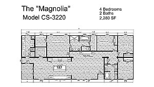 Creekside Series / The Magnolia CS-3220 Layout 81365