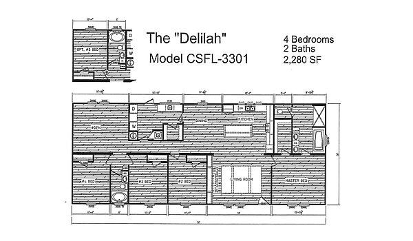 Creekside Series / The Delilah CSFL-3301 Layout 89122