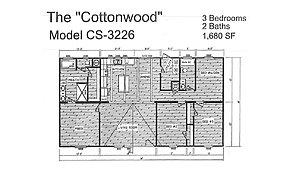 Creekside Series / The Cottonwood CS-3226 Layout 90765