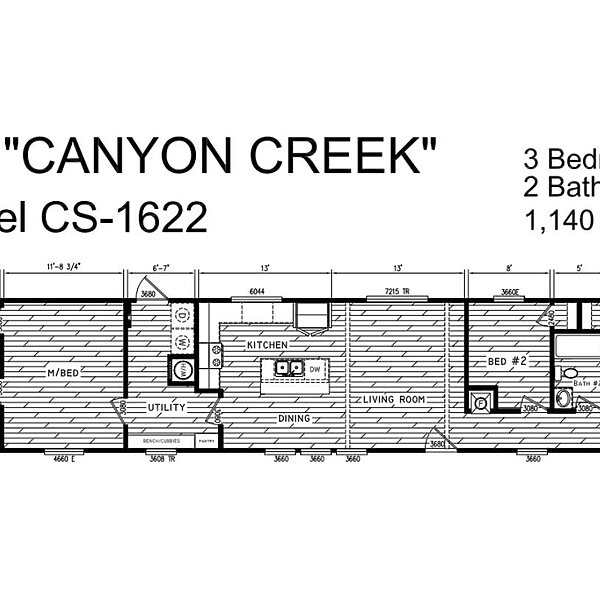 Creekside Series / The Canyon Creek CS-1622 Layout 94528