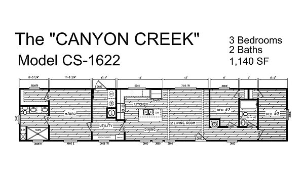 Creekside Series / The Canyon Creek CS-1622 Layout 94528